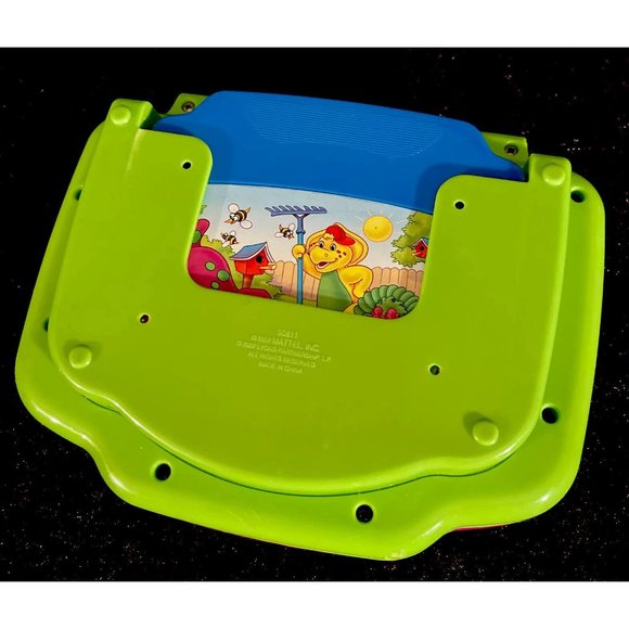 Barney Dinosaur Interactive Laptop Computer 2002 Mattel VINTAGE (2 Cards) Works - Picture 10 of 12